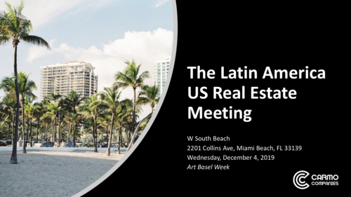 Woodside Addresses MOB Investors at The Latin America Southeast US Real Estate Meeting