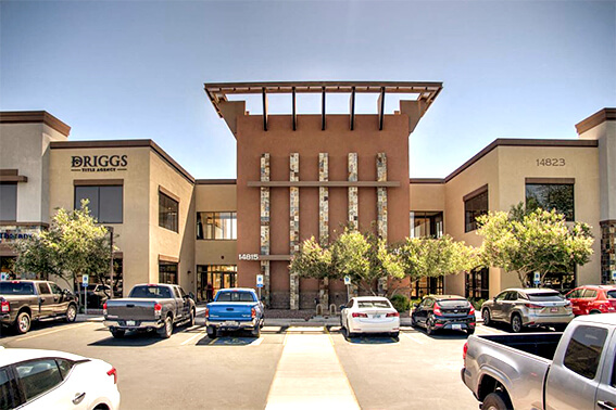 Stadium Village Front View Of Building