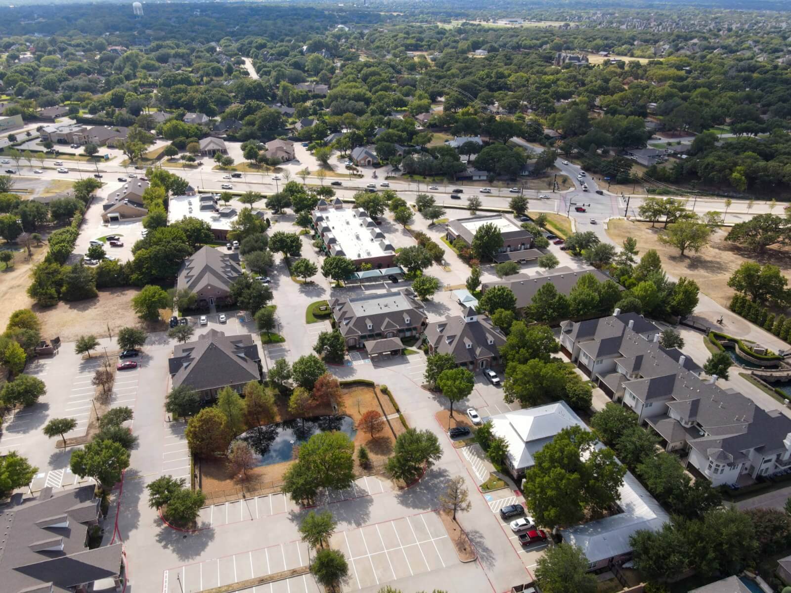 Colleyville Blvd Aerial View